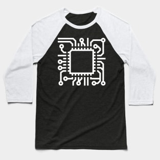 Robot Circuit Board Baseball T-Shirt